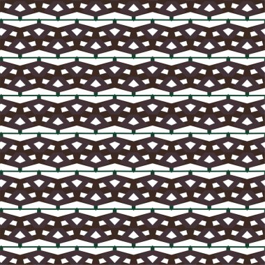 Geometrik süslemeli vektör deseni. Kusursuz tasarım dokusu 
