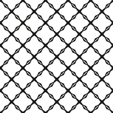 Geometrik süslemeli vektör deseni. Kusursuz tasarım dokusu 