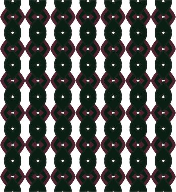 Geometrik süslemeli vektör deseni. Kusursuz tasarım dokusu 