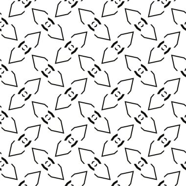 Soyut geometrik süslemesiz desen. tasarım arkaplanı, vektör illüstrasyonu