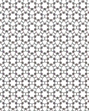 Soyut geometrik süslemesiz desen. tasarım arkaplanı, vektör illüstrasyonu