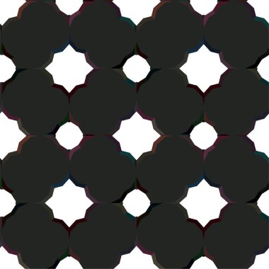 Geometrik süslemeli vektör deseni. Kusursuz tasarım dokusu 