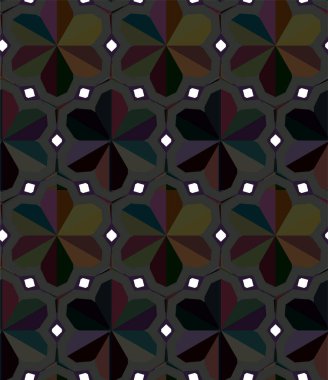 Soyut geometrik süslemesiz desen. tasarım arkaplanı, vektör illüstrasyonu