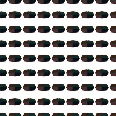 Geometrik süslemeli vektör deseni. Kusursuz tasarım dokusu 