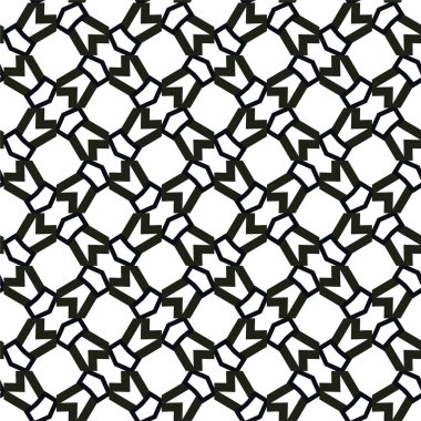 Soyut geometrik süslemesiz desen. tasarım arkaplanı, vektör illüstrasyonu