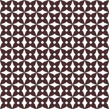 Geometrik süslemeli vektör deseni. Kusursuz tasarım dokusu 
