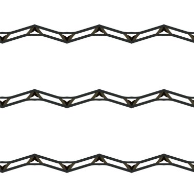 Geometrik süslemeli vektör deseni. Kusursuz tasarım dokusu 