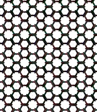 Geometrik süslemeli vektör deseni. Kusursuz tasarım dokusu 