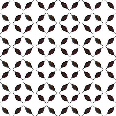 Geometrik süslemeli vektör deseni. Kusursuz tasarım dokusu 