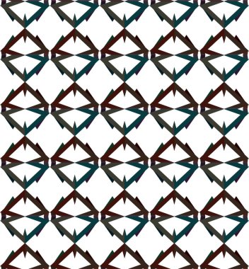 Soyut geometrik süslemesiz desen. tasarım arkaplanı, vektör illüstrasyonu