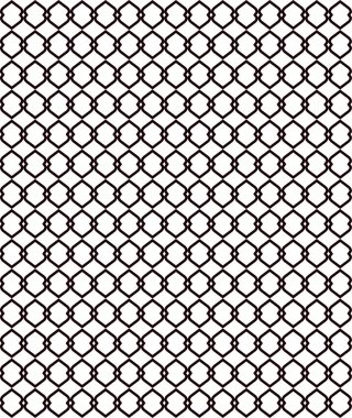 Soyut geometrik süslemesiz desen. tasarım arkaplanı, vektör illüstrasyonu