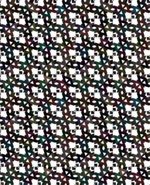 Soyut geometrik süslemesiz desen. tasarım arkaplanı, vektör illüstrasyonu