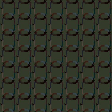 Geometrik süslemeli vektör deseni. Kusursuz tasarım dokusu 