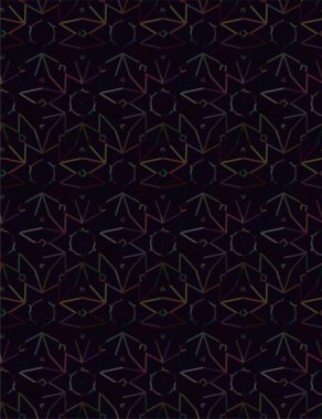 Soyut geometrik süslemesiz desen. tasarım arkaplanı, vektör illüstrasyonu