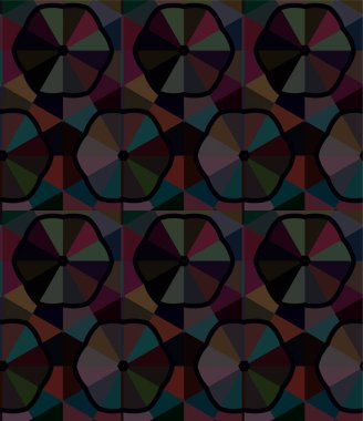 Soyut geometrik süslemesiz desen. tasarım arkaplanı, vektör illüstrasyonu