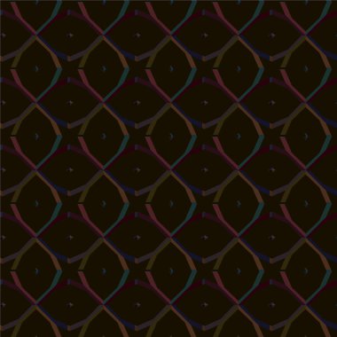 Geometrik süslemeli vektör deseni. Kusursuz tasarım dokusu 