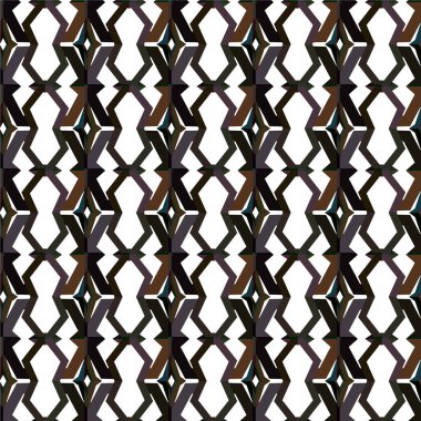 Soyut geometrik süslemesiz desen. tasarım arkaplanı, vektör illüstrasyonu