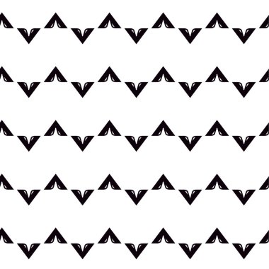Geometrik süslemeli vektör deseni. Kusursuz tasarım dokusu 