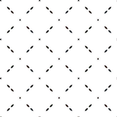 Geometrik süslemeli vektör deseni. Kusursuz tasarım dokusu 