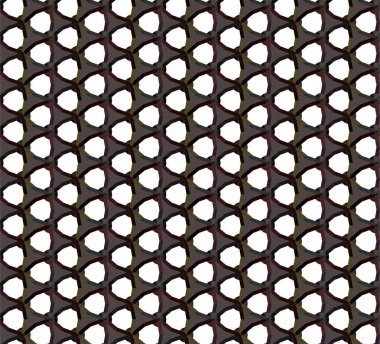 Geometrik süslemeli vektör deseni. Kusursuz tasarım dokusu 