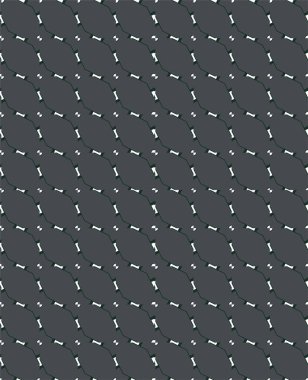 Geometrik süslemeli vektör deseni. Kusursuz tasarım dokusu 