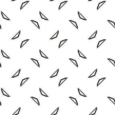 Geometrik süslemeli vektör deseni. Kusursuz tasarım dokusu 