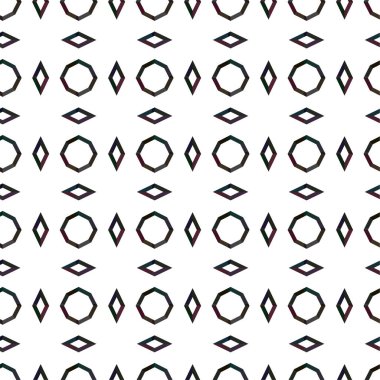 Soyut geometrik süslemesiz desen. tasarım arkaplanı, vektör illüstrasyonu
