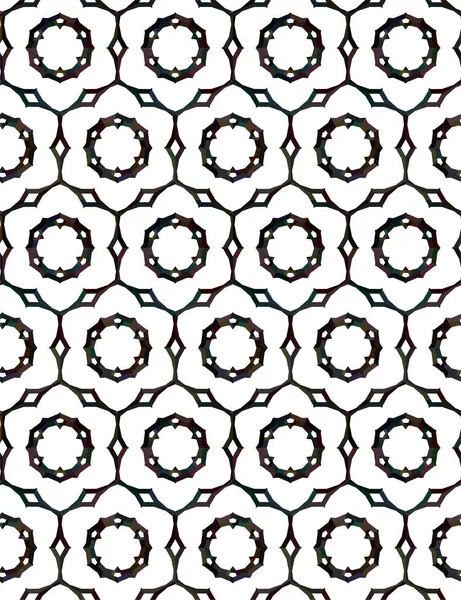 Geometrisches Ornamentales Vektormuster Nahtlose Design Textur — Stockvektor