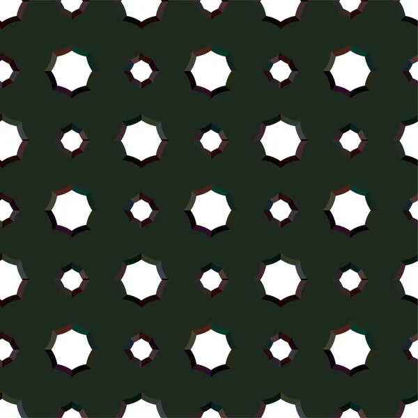 Motif Ornemental Géométrique Abstrait Sans Couture Fond Design Illustration Vectorielle — Image vectorielle