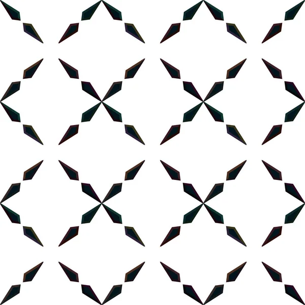 Abstrakte Geometrische Ornamentale Nahtlose Muster Design Hintergrund Vektorillustration — Stockvektor