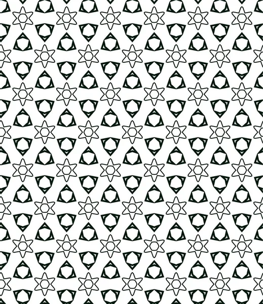 Geometric Ornamental Vector Pattern Seamless Design Texture — Stock Vector