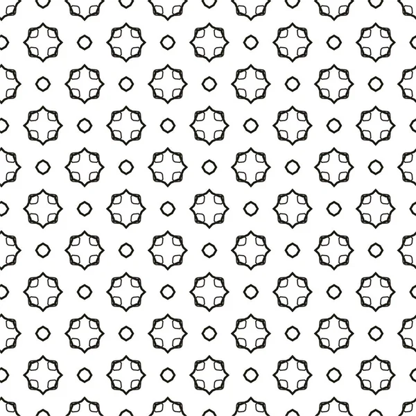 Abstrakte Geometrische Ornamentale Nahtlose Muster Design Hintergrund Vektorillustration — Stockvektor