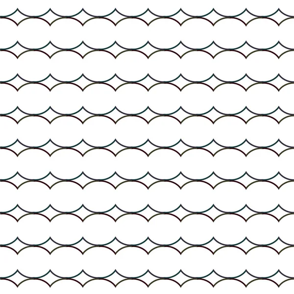 Resumo Padrão Ornamental Sem Costura Geométrica Fundo Projeto Ilustração Vetorial — Vetor de Stock