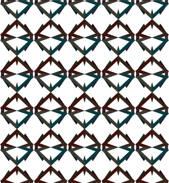 Abstracto Geométrico Ornamental Patrón Sin Costura Fondo Diseño Ilustración Vectorial — Archivo Imágenes Vectoriales