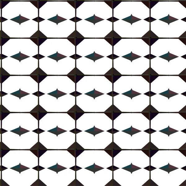 Abstrakte Geometrische Ornamentale Nahtlose Muster Design Hintergrund Vektorillustration — Stockvektor