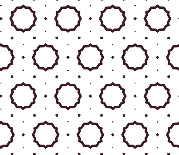 Motif Ornemental Géométrique Abstrait Sans Couture Fond Design Illustration Vectorielle — Image vectorielle