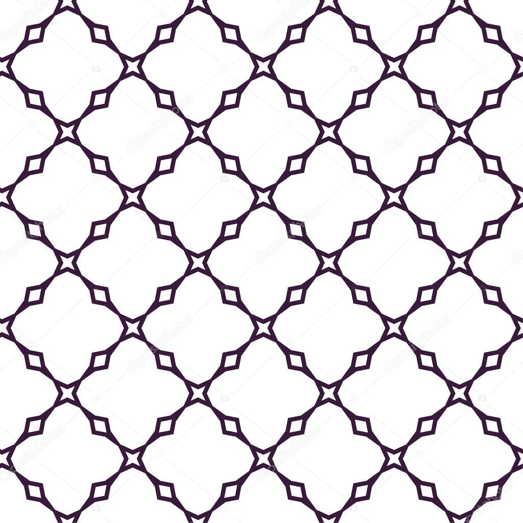 Geometric ornamental vector pattern. Seamless design texture 