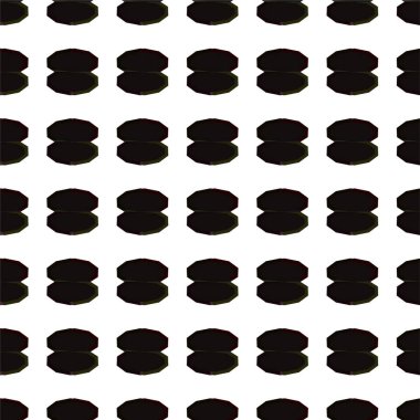 Geometrik süslemeli vektör deseni. Kusursuz tasarım dokusu 