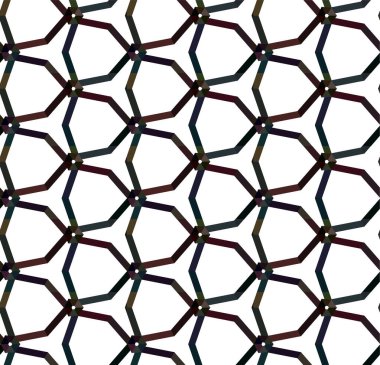 Soyut geometrik süslemesiz desen. tasarım arkaplanı, vektör illüstrasyonu