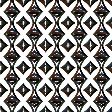 Soyut geometrik süslemesiz desen. tasarım arkaplanı, vektör illüstrasyonu