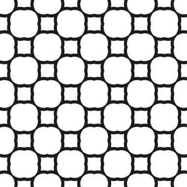 Geometrik süslemeli vektör deseni. Kusursuz tasarım dokusu 