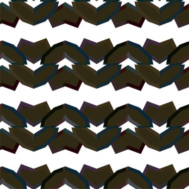 Geometrik süslemeli vektör deseni. Kusursuz tasarım dokusu 