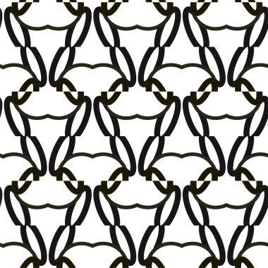 Soyut geometrik süslemesiz desen. tasarım arkaplanı, vektör illüstrasyonu