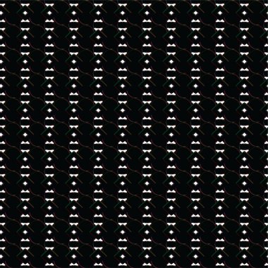 Geometrik süslemeli vektör deseni. Kusursuz tasarım dokusu 