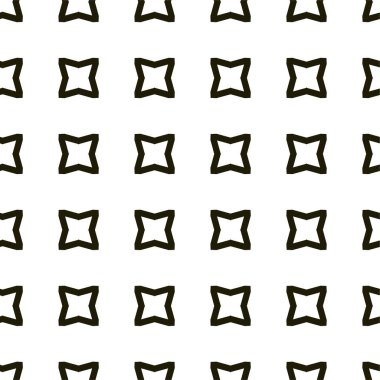 Geometrik süslemeli vektör deseni. Kusursuz tasarım dokusu 