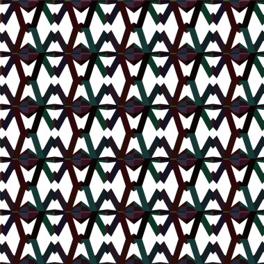 Soyut geometrik süslemesiz desen. tasarım arkaplanı, vektör illüstrasyonu