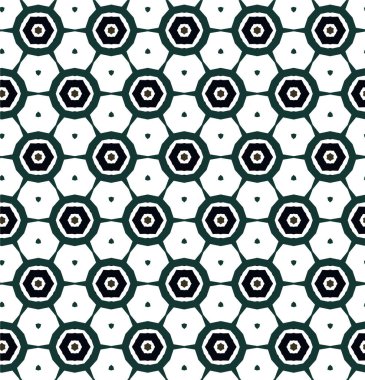 Geometrik süslemeli vektör deseni. Kusursuz tasarım dokusu 