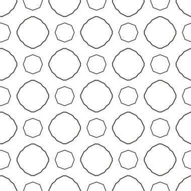 Geometrik süslemeli vektör deseni. Kusursuz tasarım dokusu 