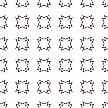 Geometrik süslemeli vektör deseni. Kusursuz tasarım dokusu 