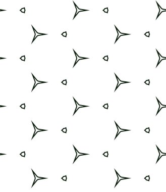 Geometrik süslemeli vektör deseni. Kusursuz tasarım dokusu 